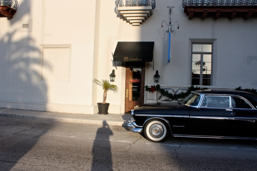 Lone photographer, St Augustine