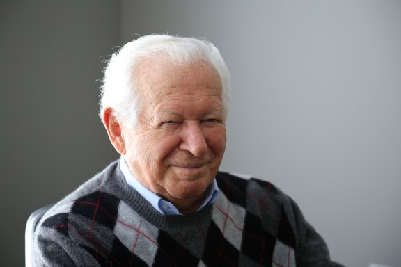 Howard Kleinberg, Holocaust survivor. (Michel Botman Photography, Toronto, February 2013)