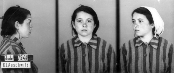 Auschwitz Identification photograph. Prisoner number 7544. (Courtesy of Yad Vashem images)