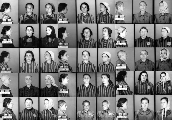 Auschwitz Identification photographs. (Courtesy of Google Images)