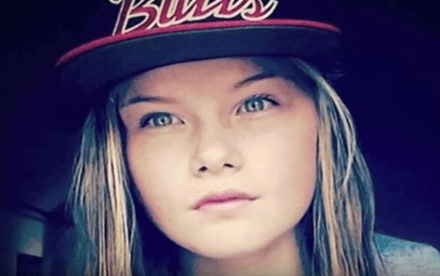 The angel-face of European Islamism. 15 year old Lisa Borch sentenced in September 2015 to nine years imprisonment after stabbing her mother to death. (screen capture via YouTube)