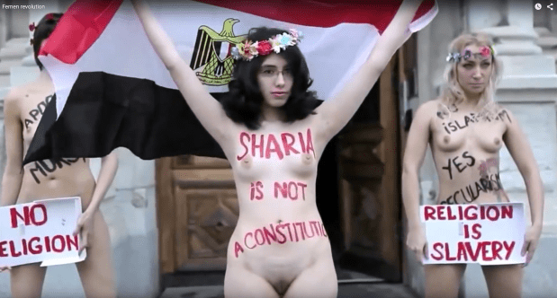 Islam is “submission, surrender, obedience.” It is inherently a coercive ideology aiming to subjugate. Muslims women are the first victims. (Screen capture via You Tube)